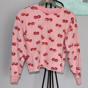 Forever 21 Girls Cherry Sweatshirt -Size 14